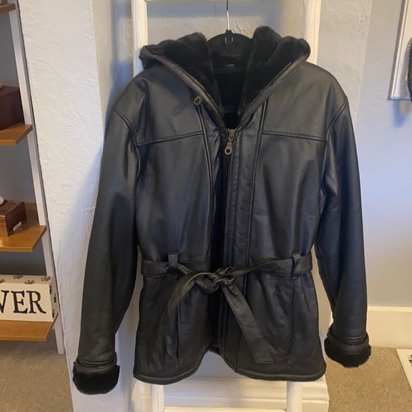 Jackets & Blazers - Women’s Wilson leather & fur jacket